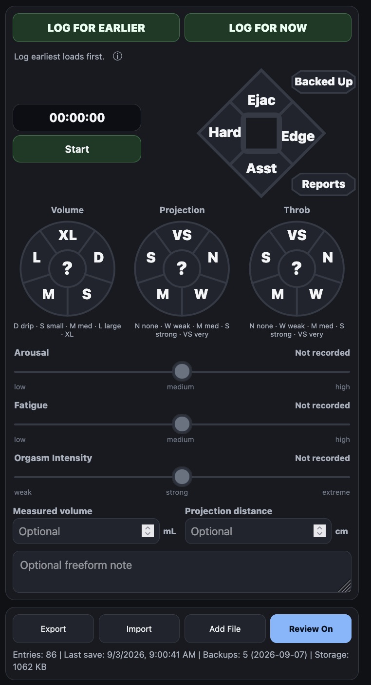 Filled out LiveLoad logger